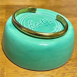 Handwrought Solid Brass Cuff Bracelet